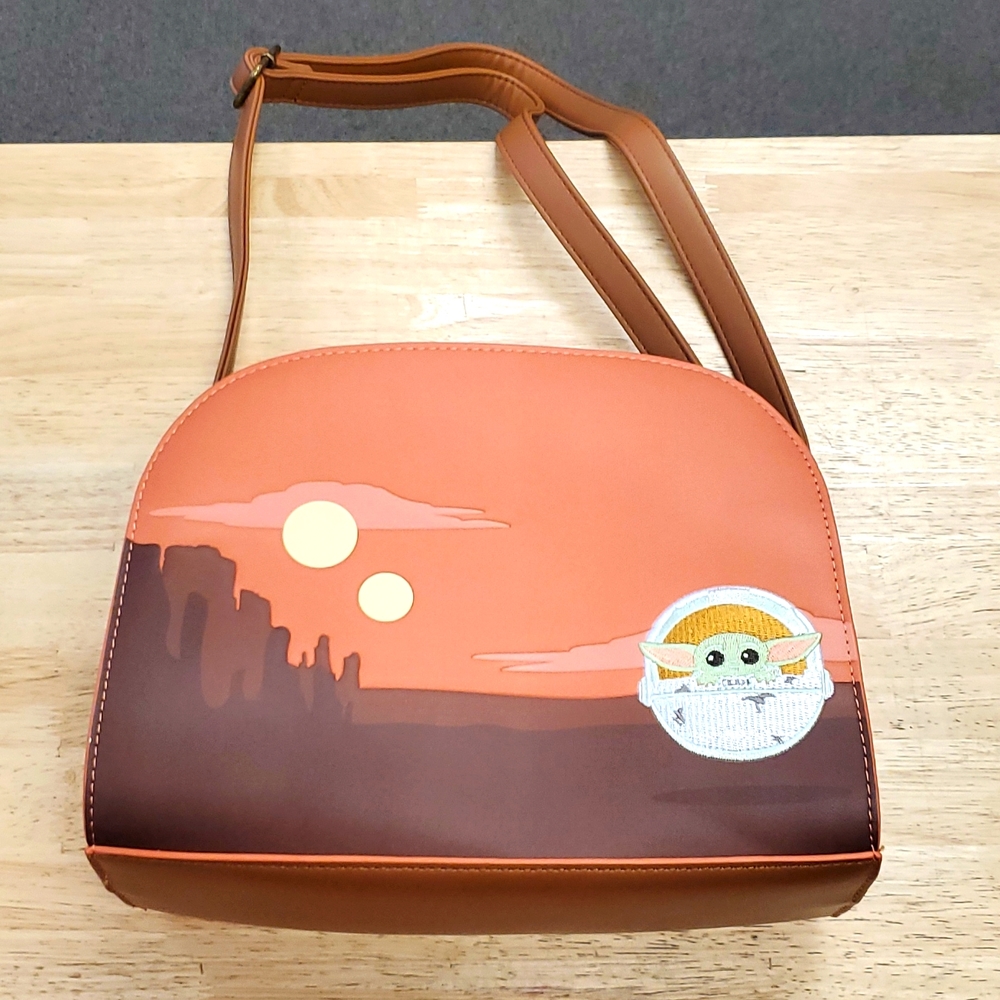 Star Wars The Child Mandalorian Loungefly Bag Baby Yoda Groigu NWOT
